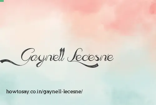 Gaynell Lecesne