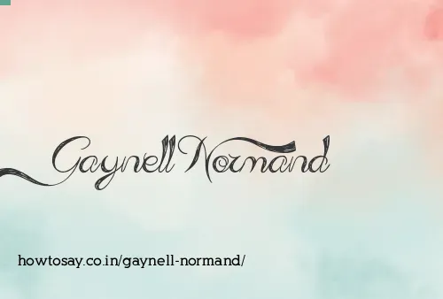 Gaynell Normand