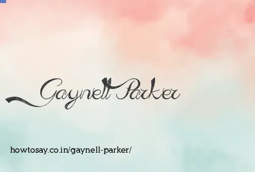 Gaynell Parker