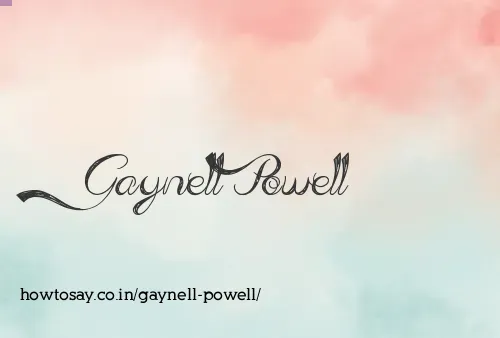 Gaynell Powell