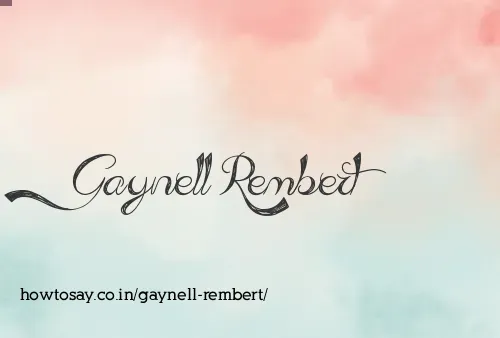 Gaynell Rembert