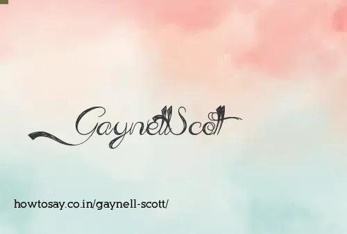 Gaynell Scott