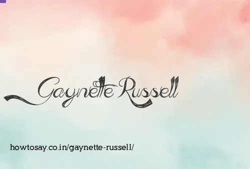 Gaynette Russell
