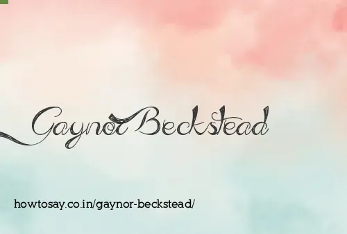 Gaynor Beckstead