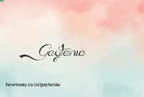 Gaytania