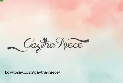 Gaytha Niece