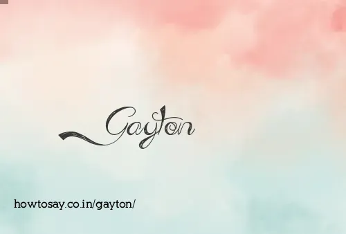 Gayton