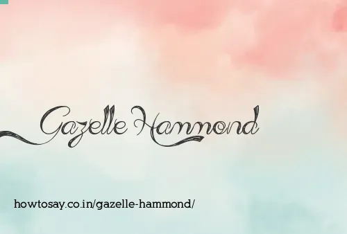 Gazelle Hammond