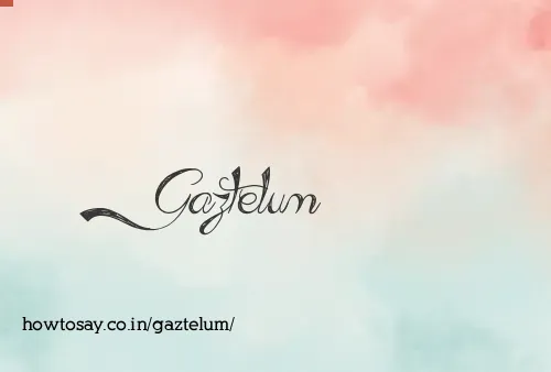 Gaztelum