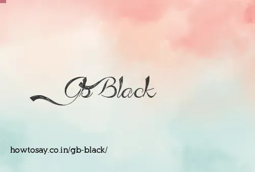 Gb Black