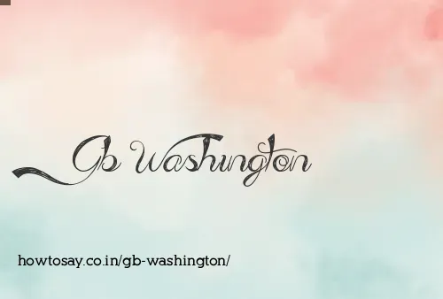 Gb Washington