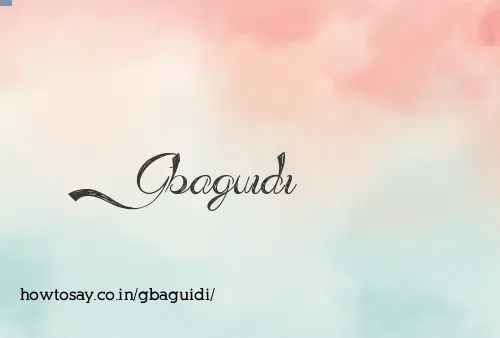 Gbaguidi