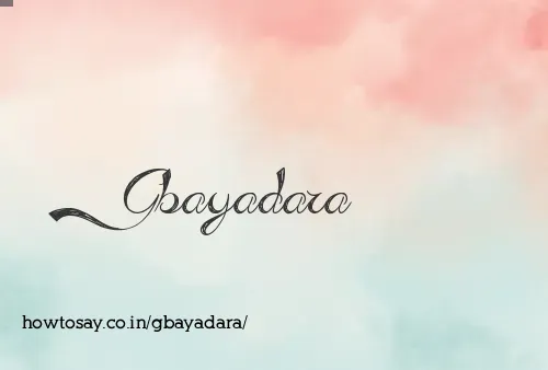 Gbayadara