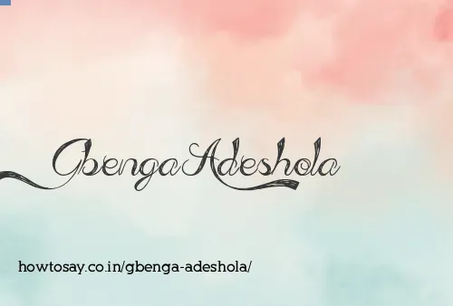 Gbenga Adeshola