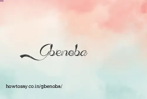 Gbenoba