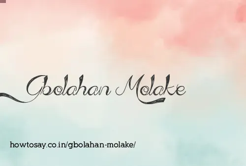 Gbolahan Molake