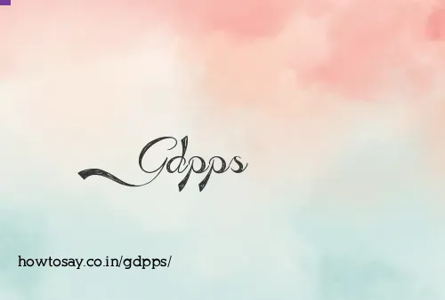 Gdpps
