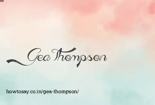 Gea Thompson