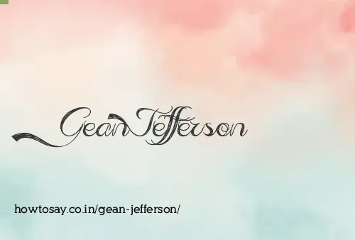 Gean Jefferson