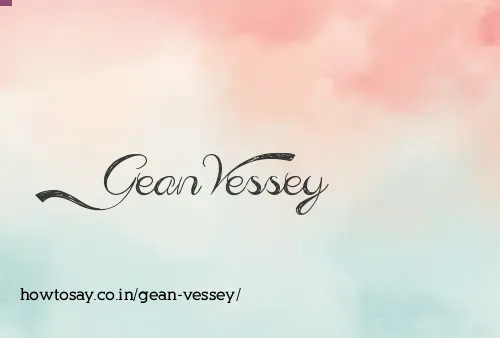 Gean Vessey