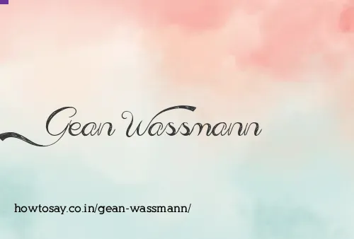 Gean Wassmann
