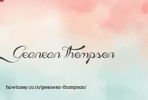 Geanean Thompson