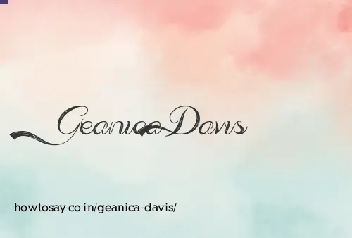 Geanica Davis