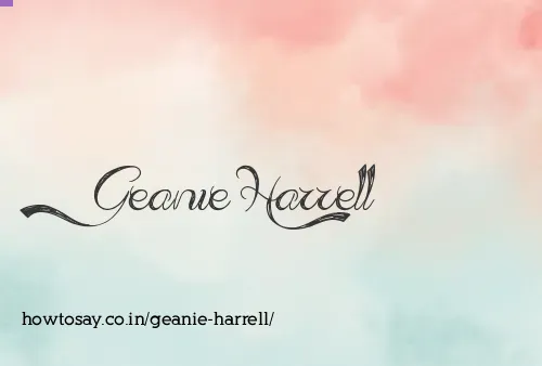 Geanie Harrell