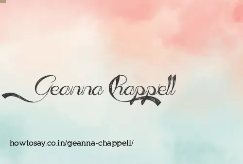 Geanna Chappell