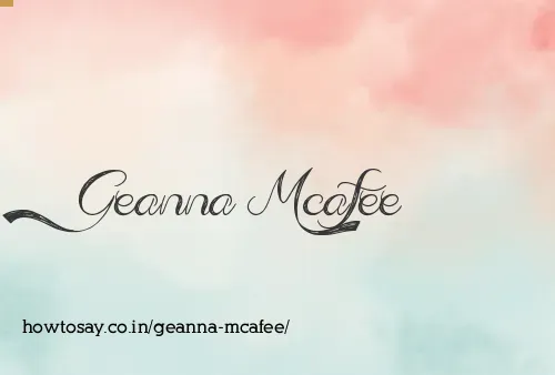 Geanna Mcafee