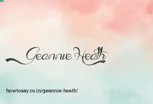 Geannie Heath