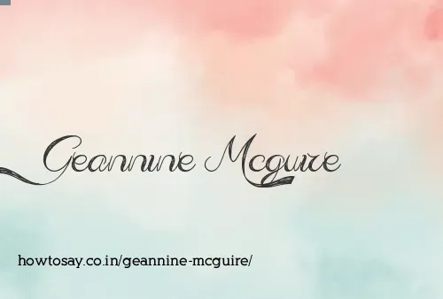 Geannine Mcguire