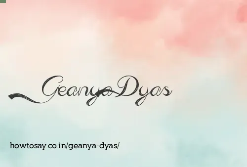 Geanya Dyas