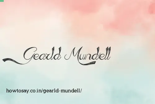Gearld Mundell
