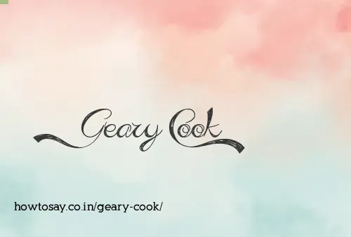 Geary Cook
