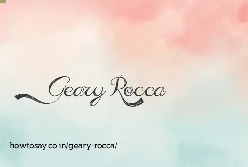 Geary Rocca