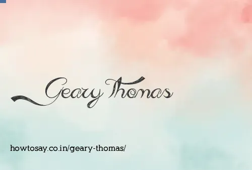 Geary Thomas