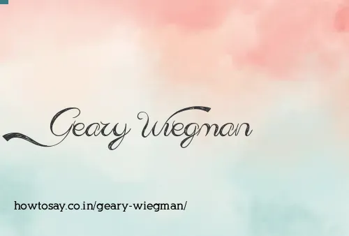 Geary Wiegman