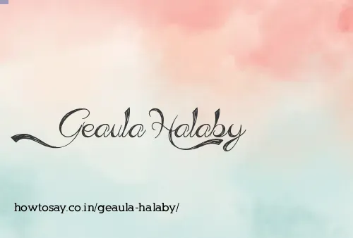 Geaula Halaby