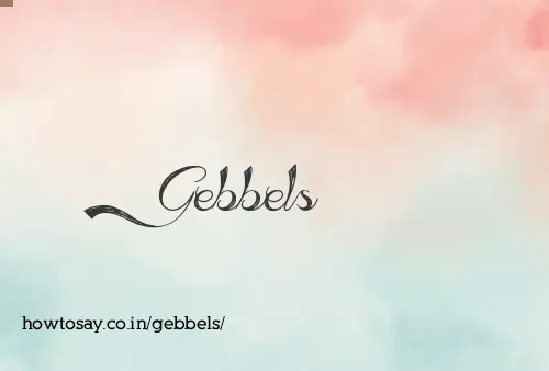 Gebbels