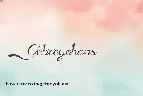 Gebreyohans
