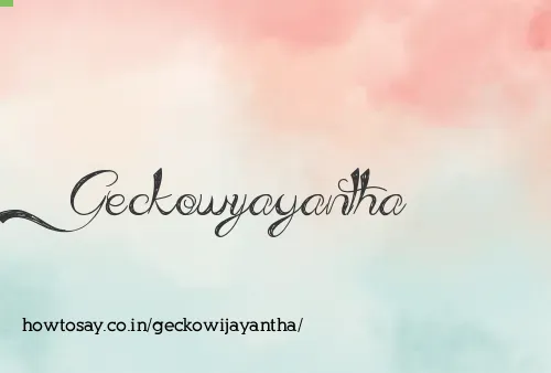 Geckowijayantha