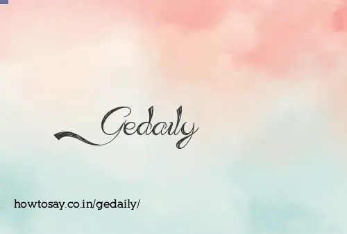Gedaily