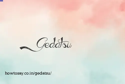 Gedatsu