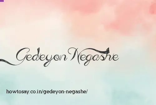 Gedeyon Negashe