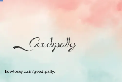 Geedipally