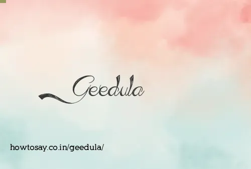 Geedula