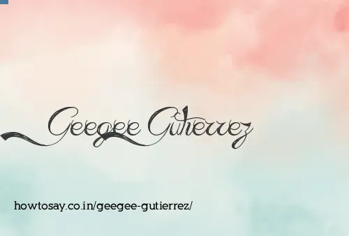 Geegee Gutierrez