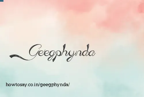 Geegphynda