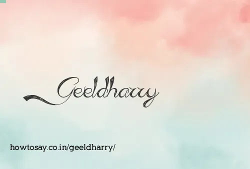 Geeldharry